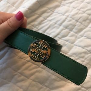 Green Tory Burch belt